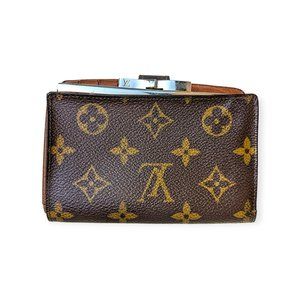 Vintage French Kiss Lock Wallet Monogram Portefeuille Viennois